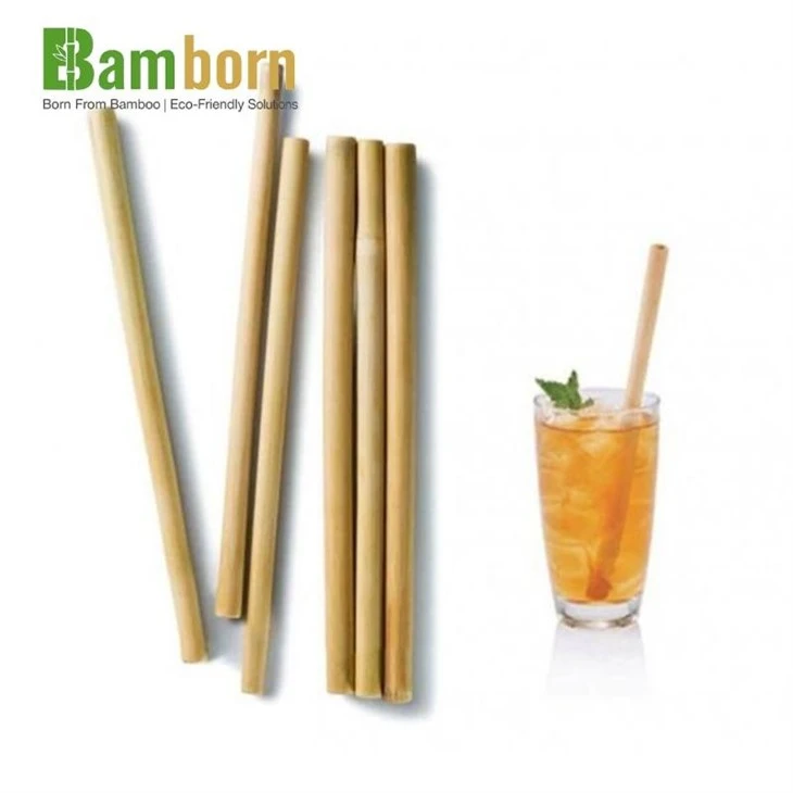 Natural Bamboo Straws For Beverages factory